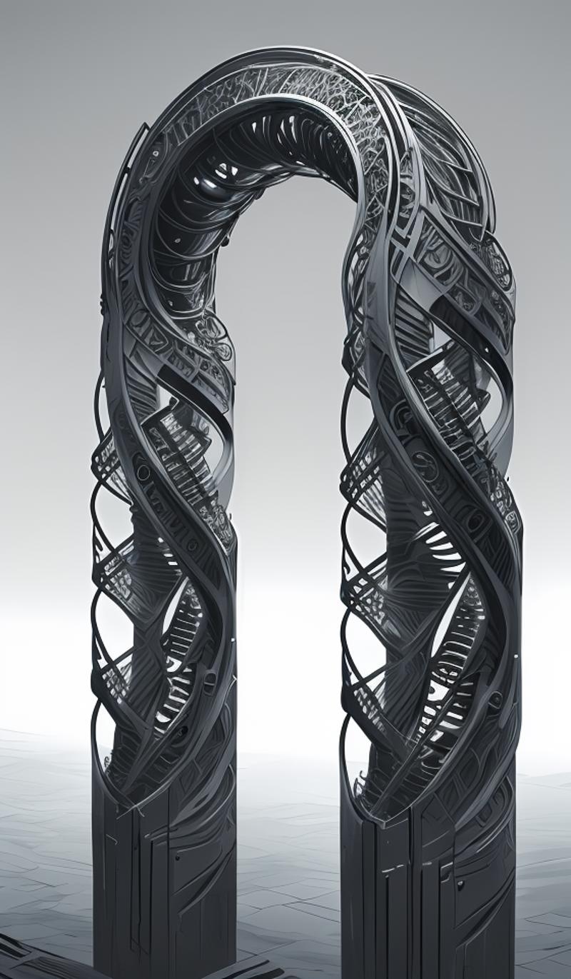 00831-3724394075-a double helix dna cyberpunk steampunk carved pillar, high details, lineart, by vincent di fate and joe fenton, inking, screen p.png